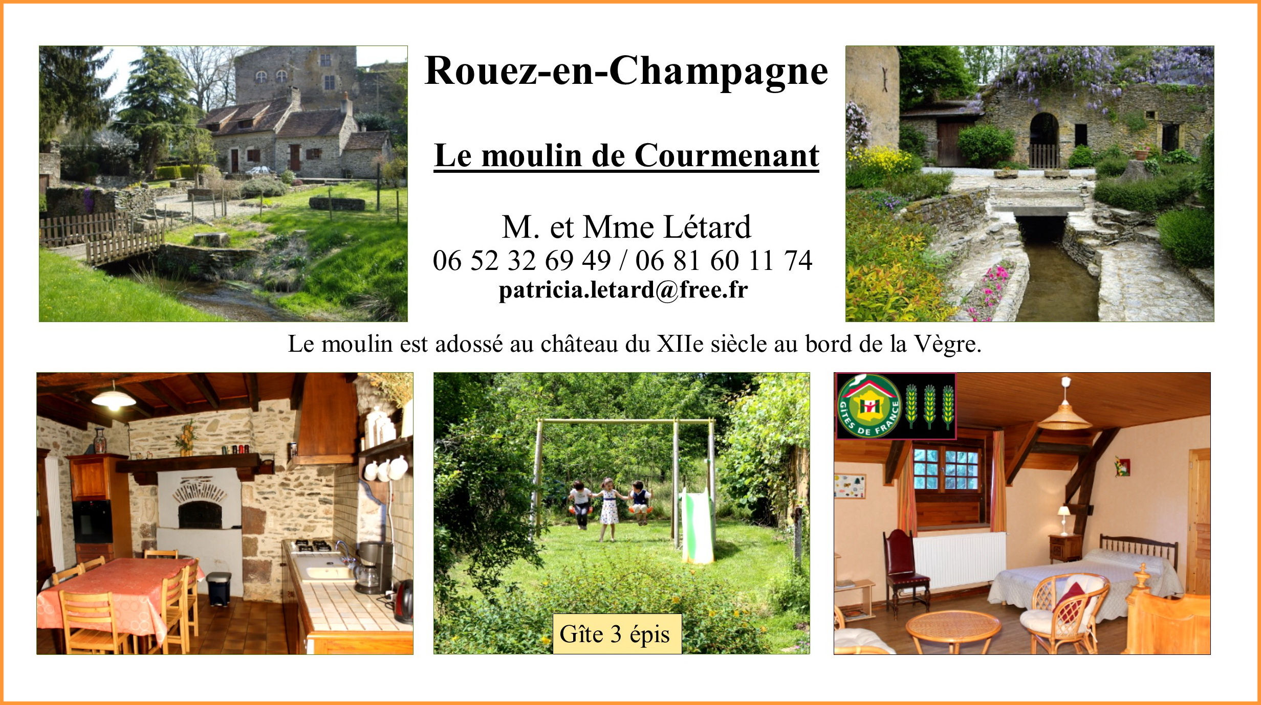 Le moulin de Courmenant à Rouez