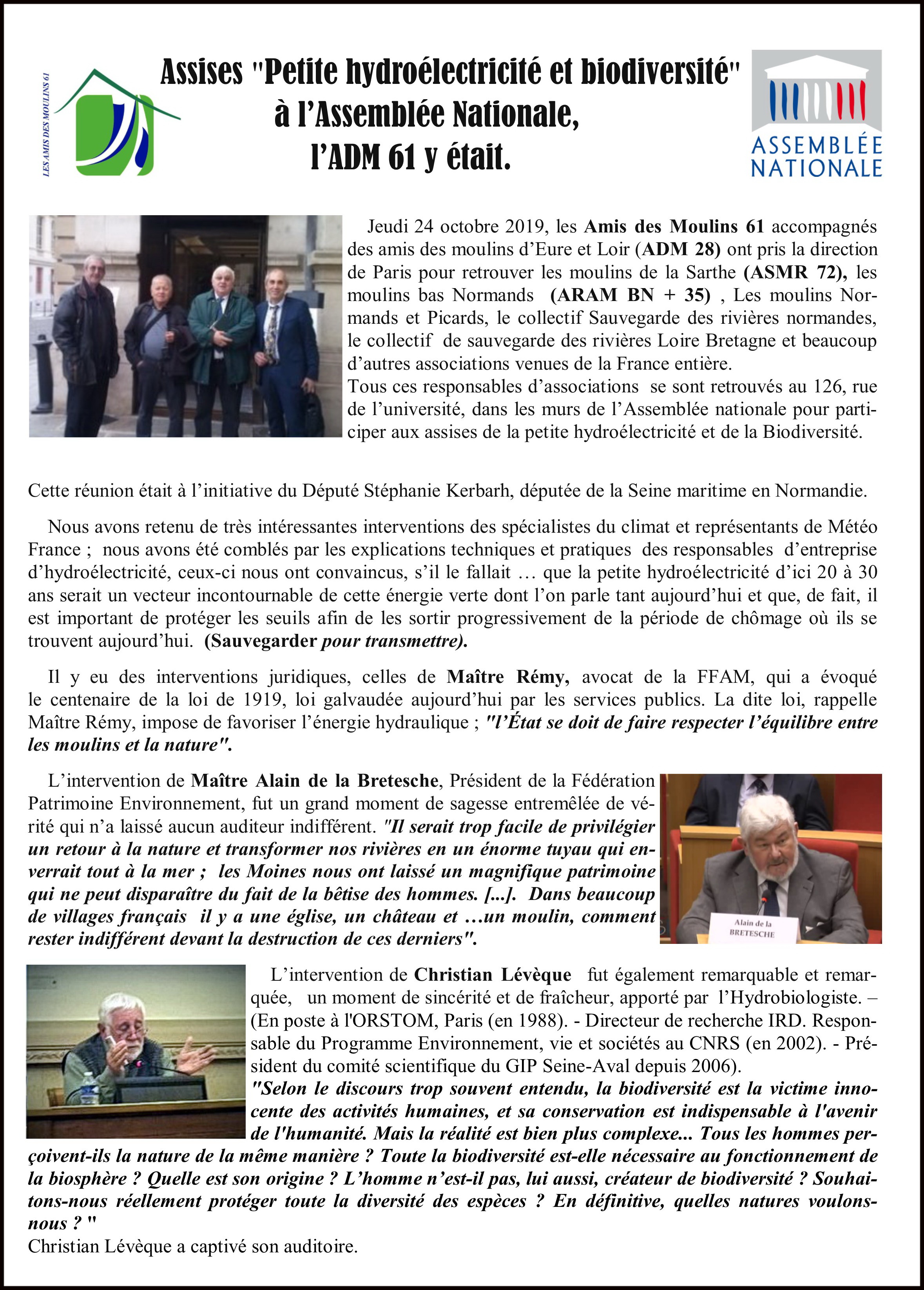 Article et internet assises petite hydro A. Quiblier page 1