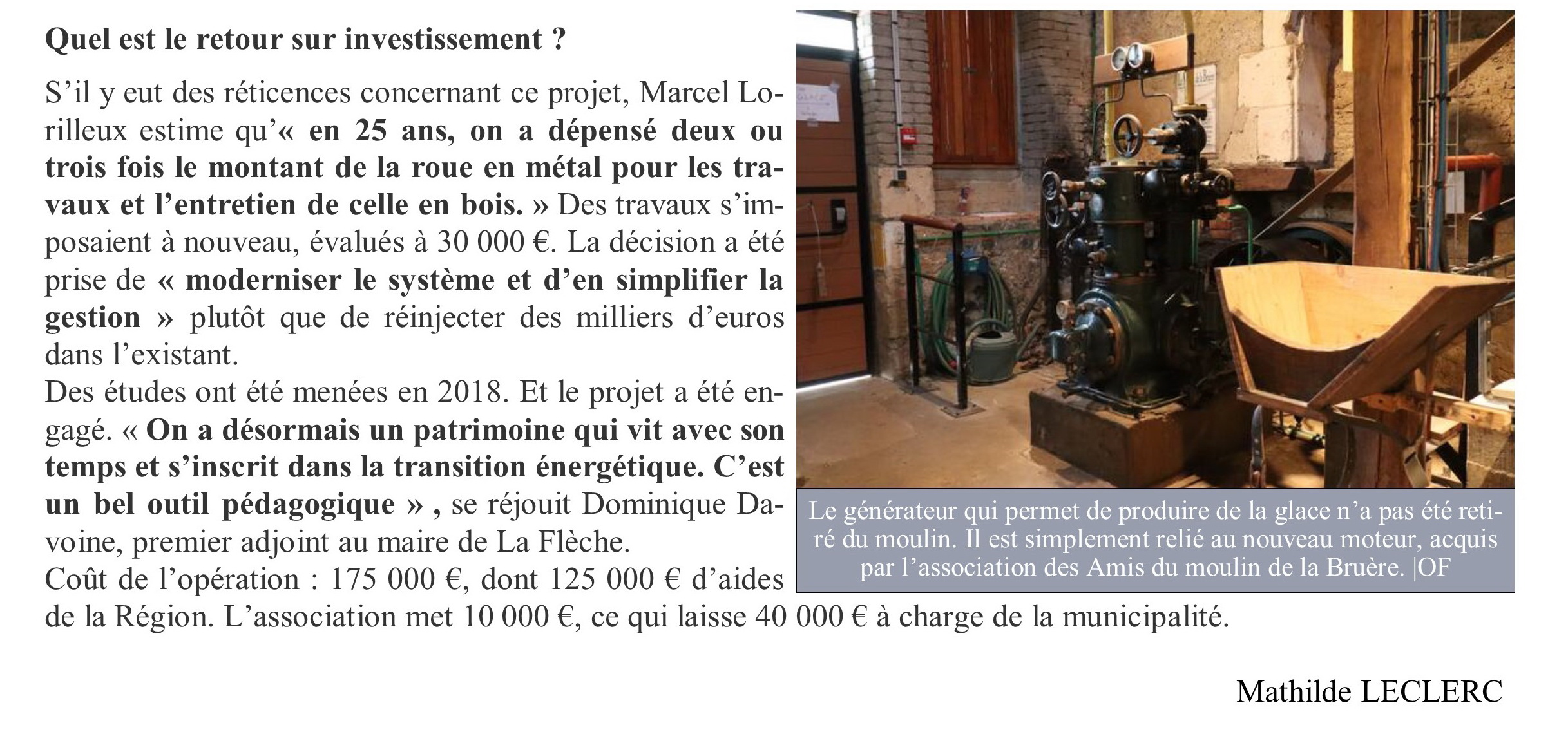 La Bruère Ouest France 3 mars 2020 page 2