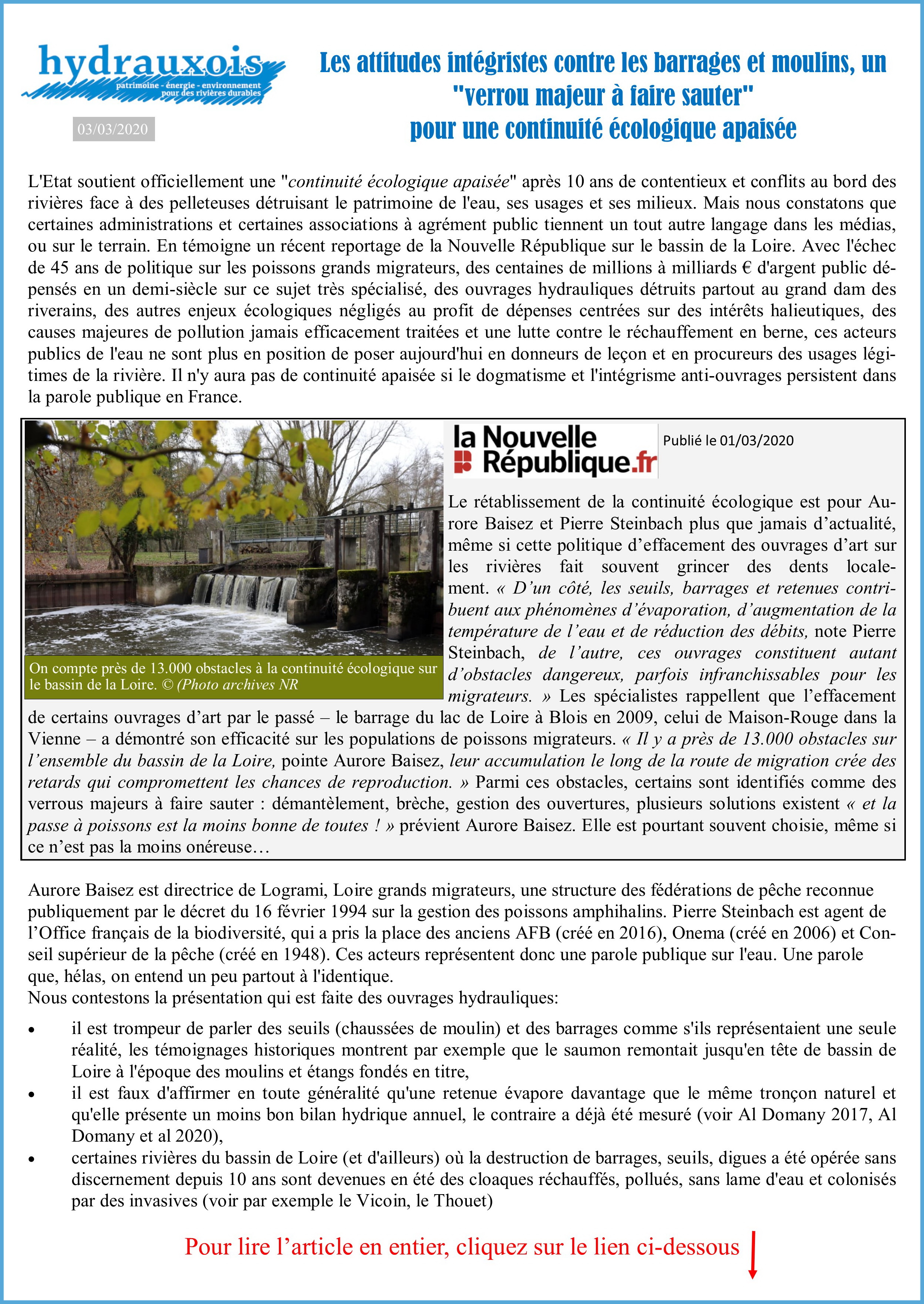 Verrou majeur à faire sauter