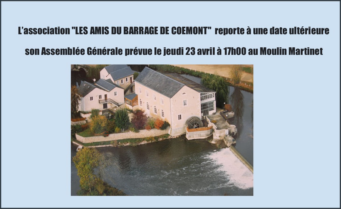 Report AG barrage de coemont
