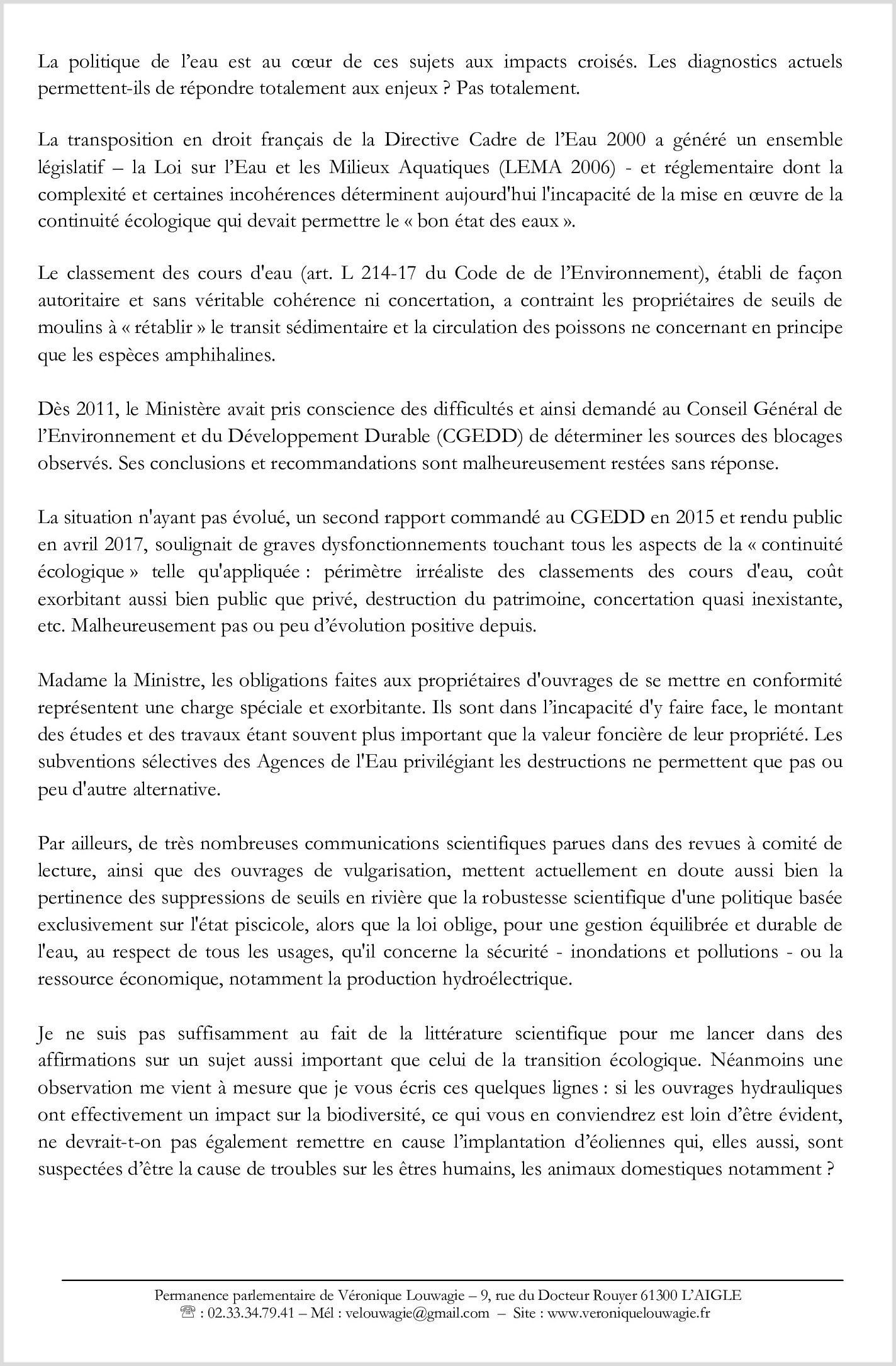 Courrier louwagie moratoire2