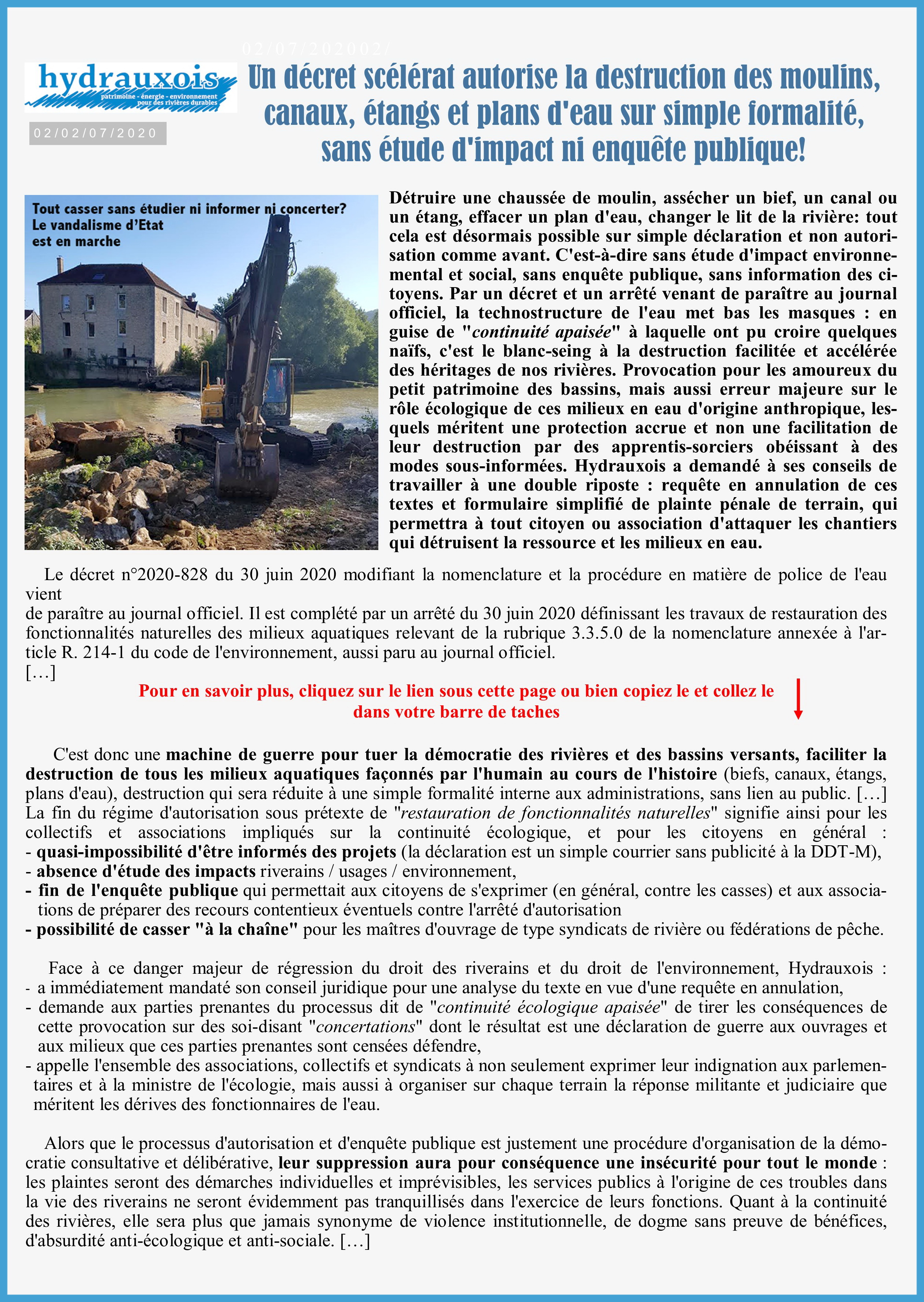 Un décret scélérat juin 2020