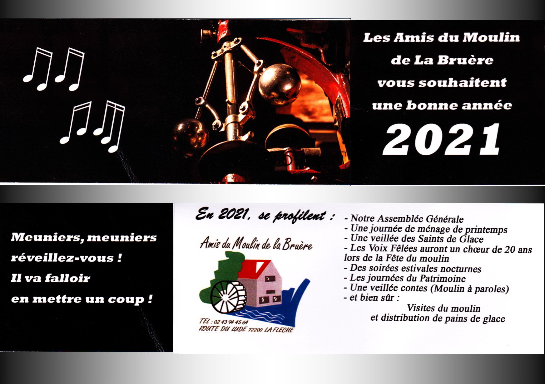 2021 Carte voeux LA BRUERE